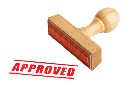 Stamp showing we are a approved insurance provider. 